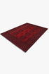 Red Aqcha Rug 197 x 152 cms - The Nomads Tent